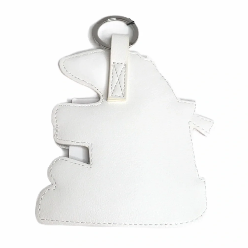 Vera Bradley Gift Card Bag Charm Beary Merry White
